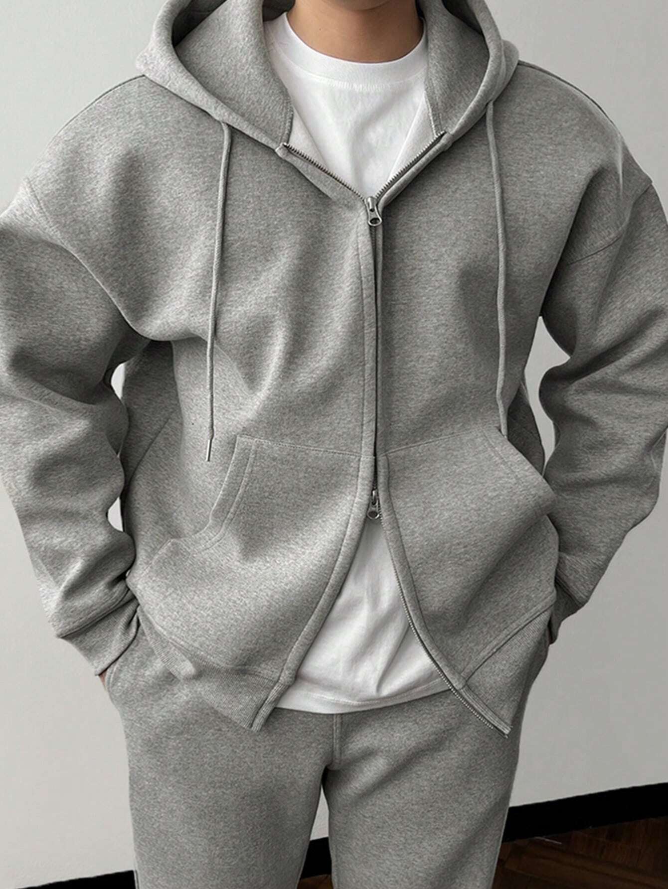 Sawyer - Set van effen hoodie en broek voor heren