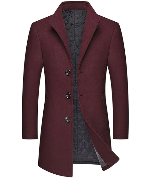 David - Stijlvolle Lange Jas voor Heren