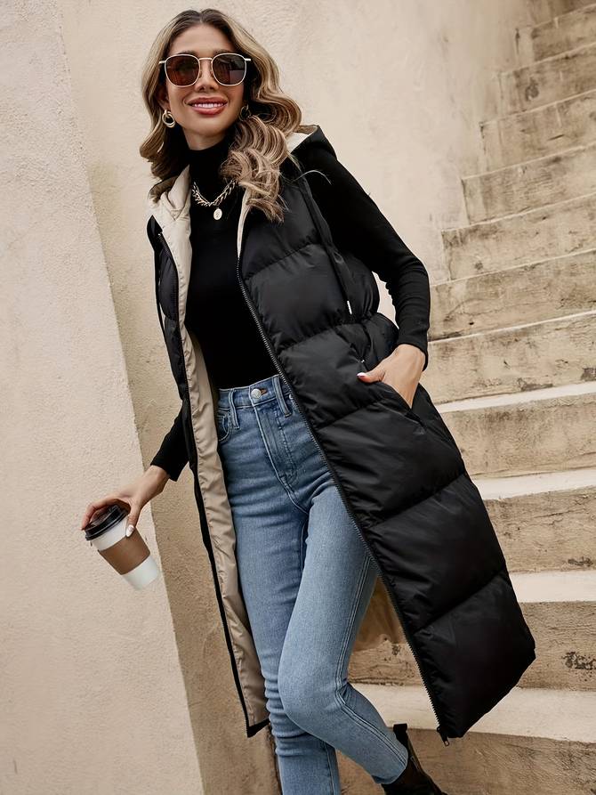 Stella - Stijlvolle Lange Bodywarmer voor Dames