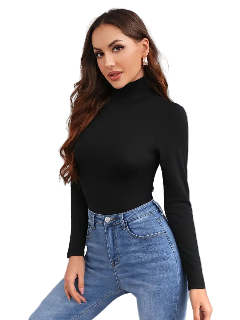 Klassieke, slim-fit coltrui – lichtgewicht basisstuk voor dames