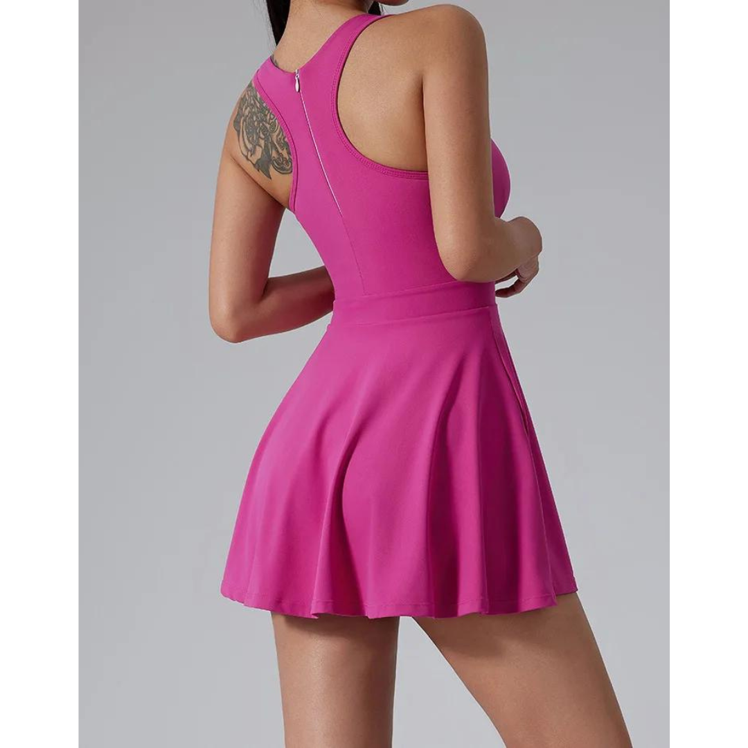 Lana - Dames Zomer Padeljurk met Ingebouwd Broekje - Sportief en Stijlvol voor Zomeractiviteiten