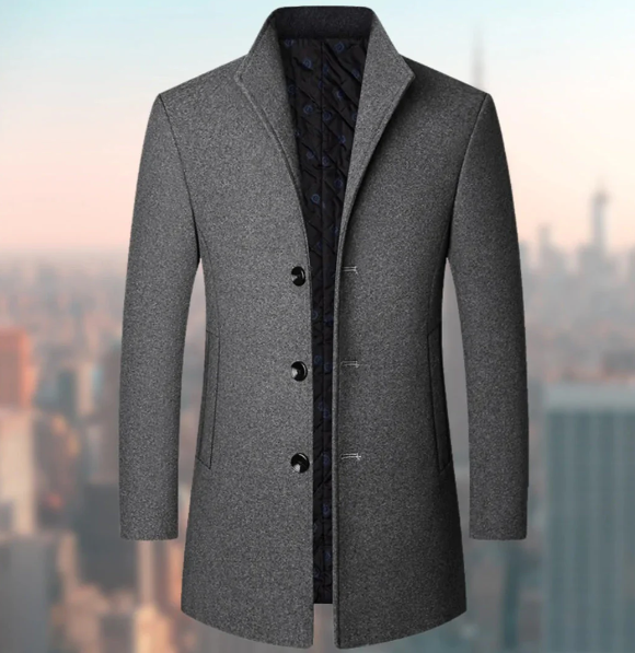 David - Stijlvolle Lange Jas voor Heren