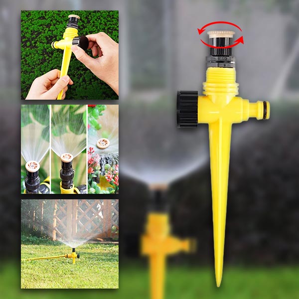 360 graden tuinsproeier | Instelbare sproeipatronen en waterbesparend ontwerp 1