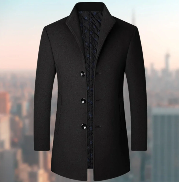 David - Stijlvolle Lange Jas voor Heren