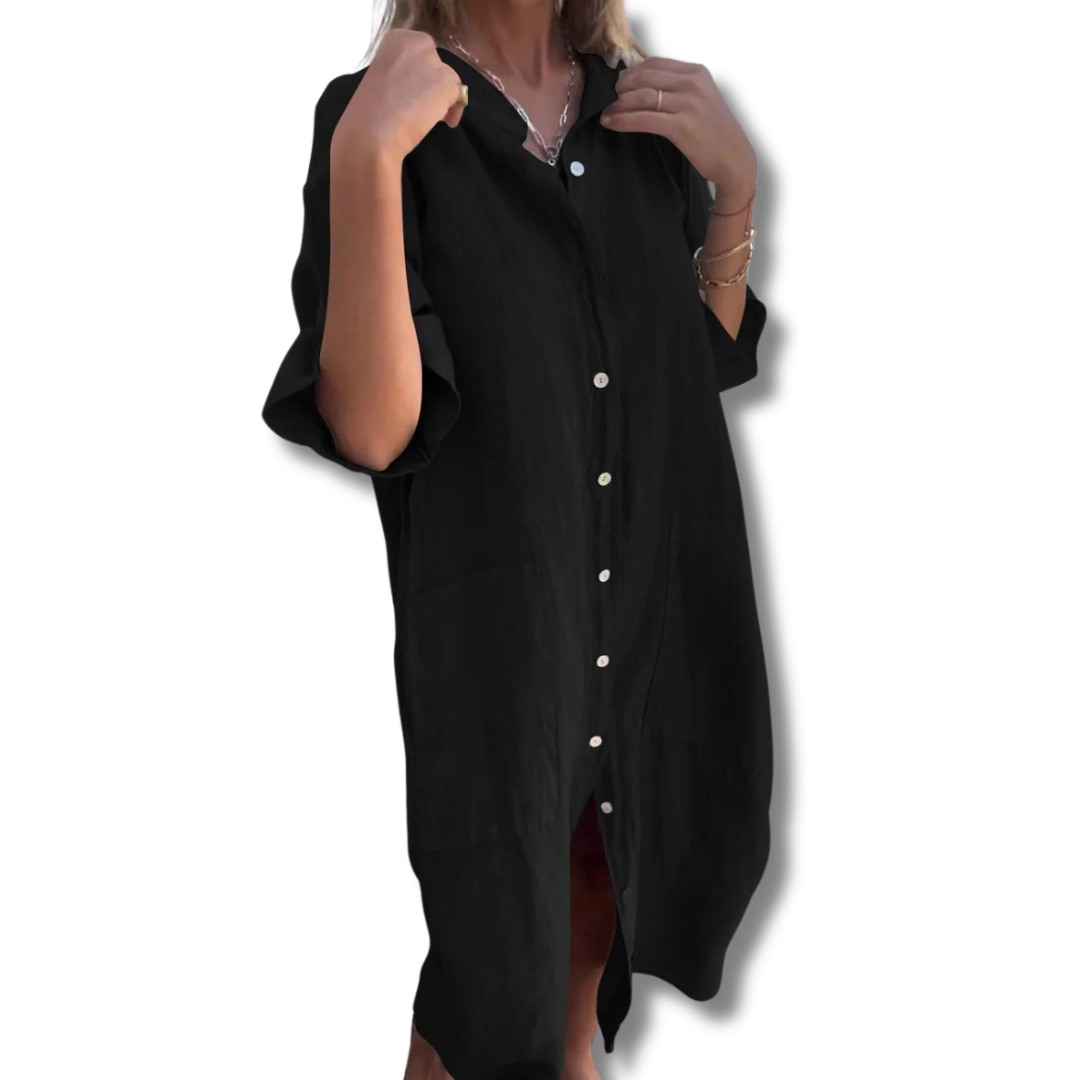 Jurk_Linnen_Dames_Nederland_Belgie_Victoria_Mae