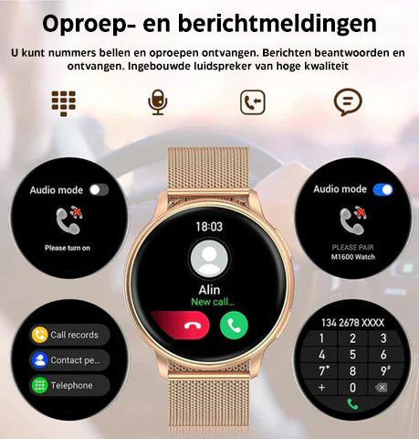Smartwatch_Slim_Horloge_Activity_Tracker_Dames_Heren_Bluetooth_Hands_Free_Nederland_Belgie_Victoria_Mae