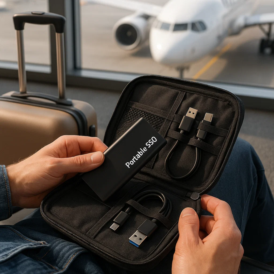 Compacte 4 TB USB-C externe harde schijf – strak en snel draagbaar