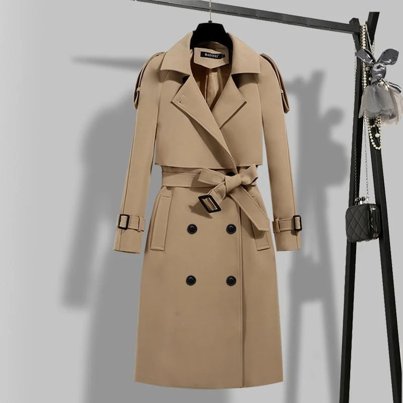 Seraphina - Luxury Trenchcoat Lang Dames