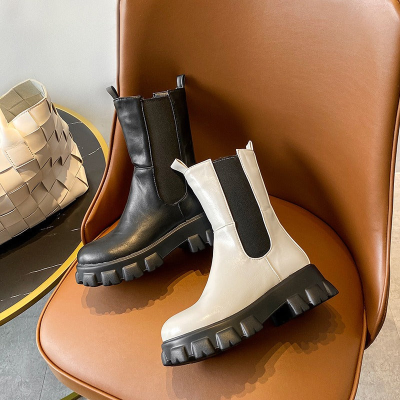 Chelsea - Boots Schoenen met Pluche voor Dames