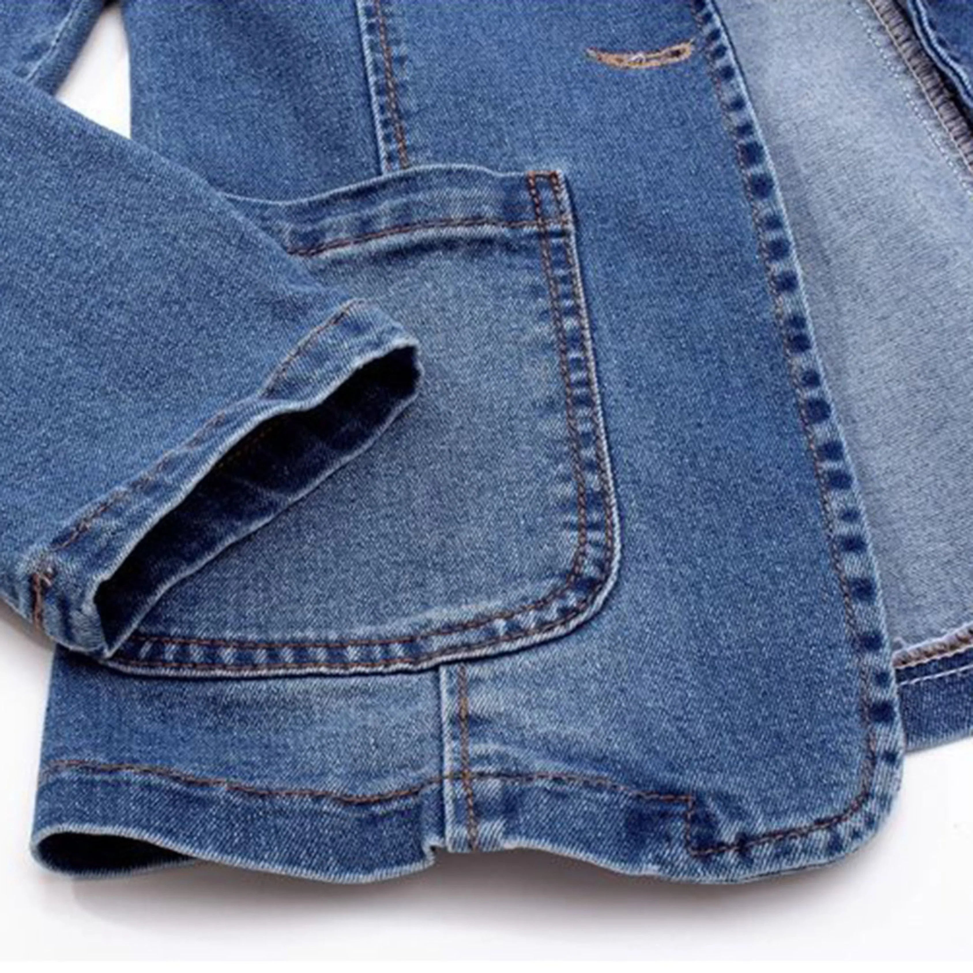 Op maat gemaakte casual denim blazer – Lichtgewicht bovenkleding voor dames