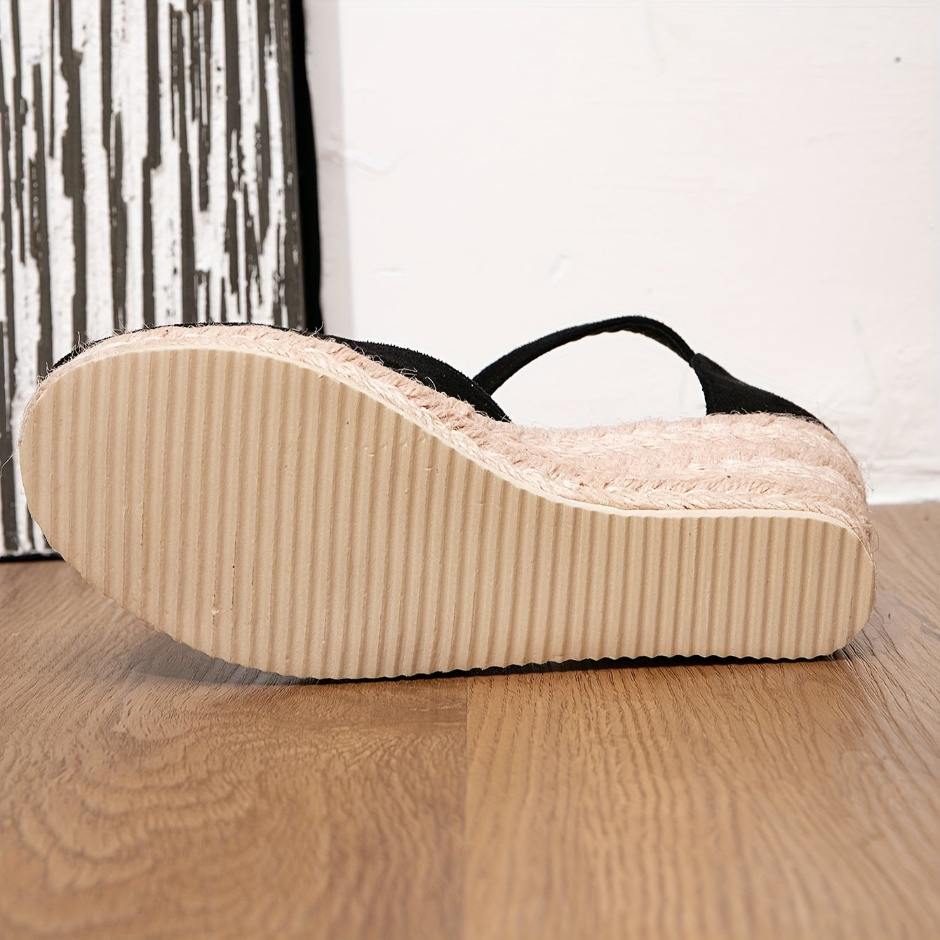 Odette - Comfortabele Sleehak Espadrille Sandalen met Gesp voor Dames