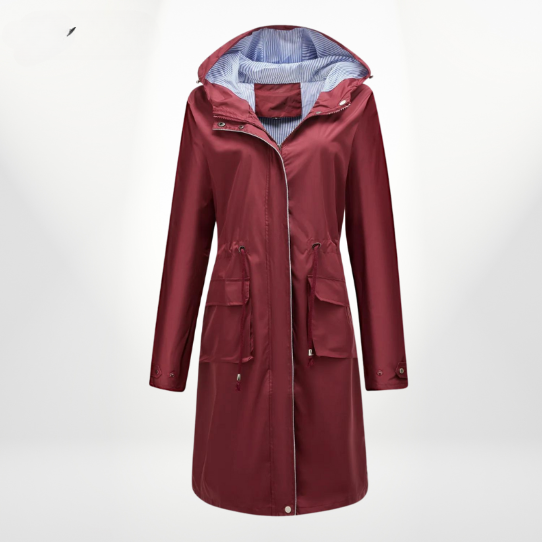 Waterdichte trenchcoat met capuchon - Stijlvolle en functionele bovenkleding