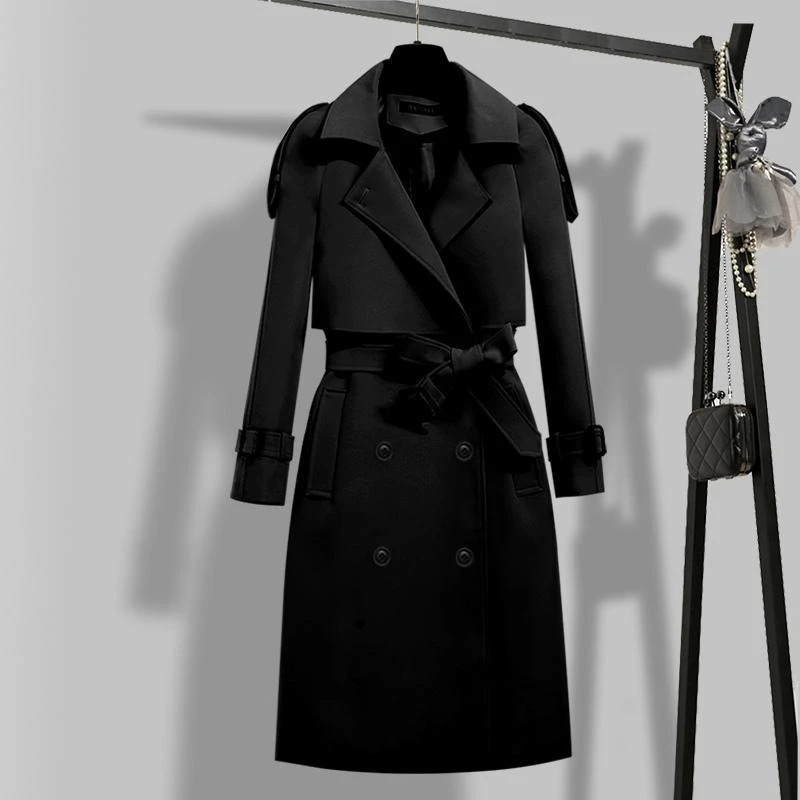 Seraphina - Luxury Trenchcoat Lang Dames
