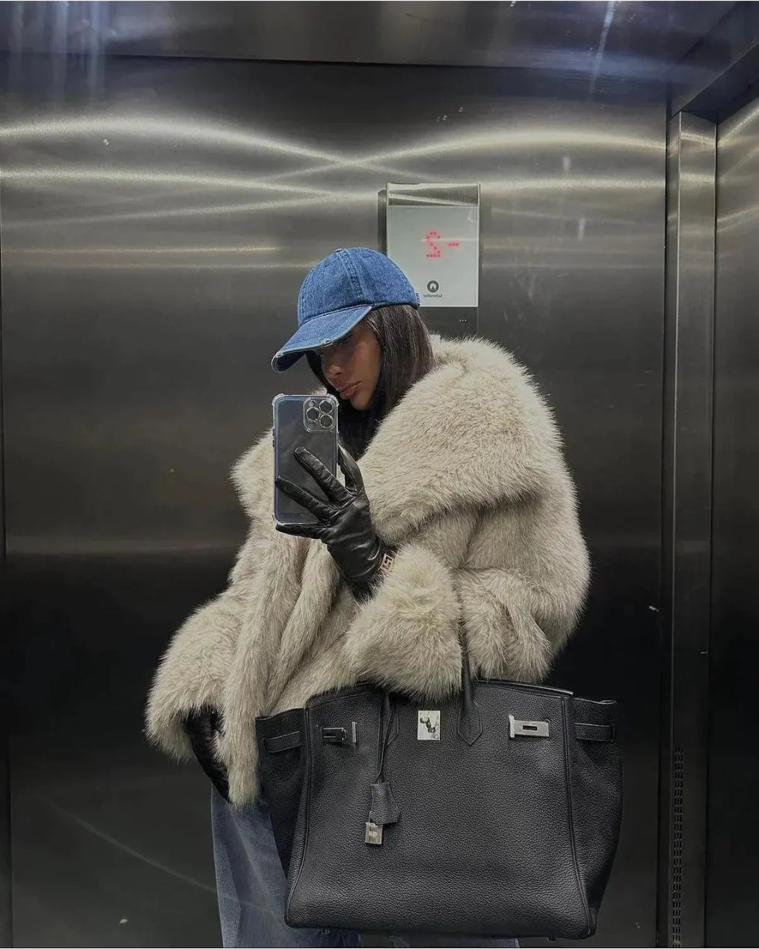 Amara – Eco-vriendelijke Faux Fur Dames Bontjas