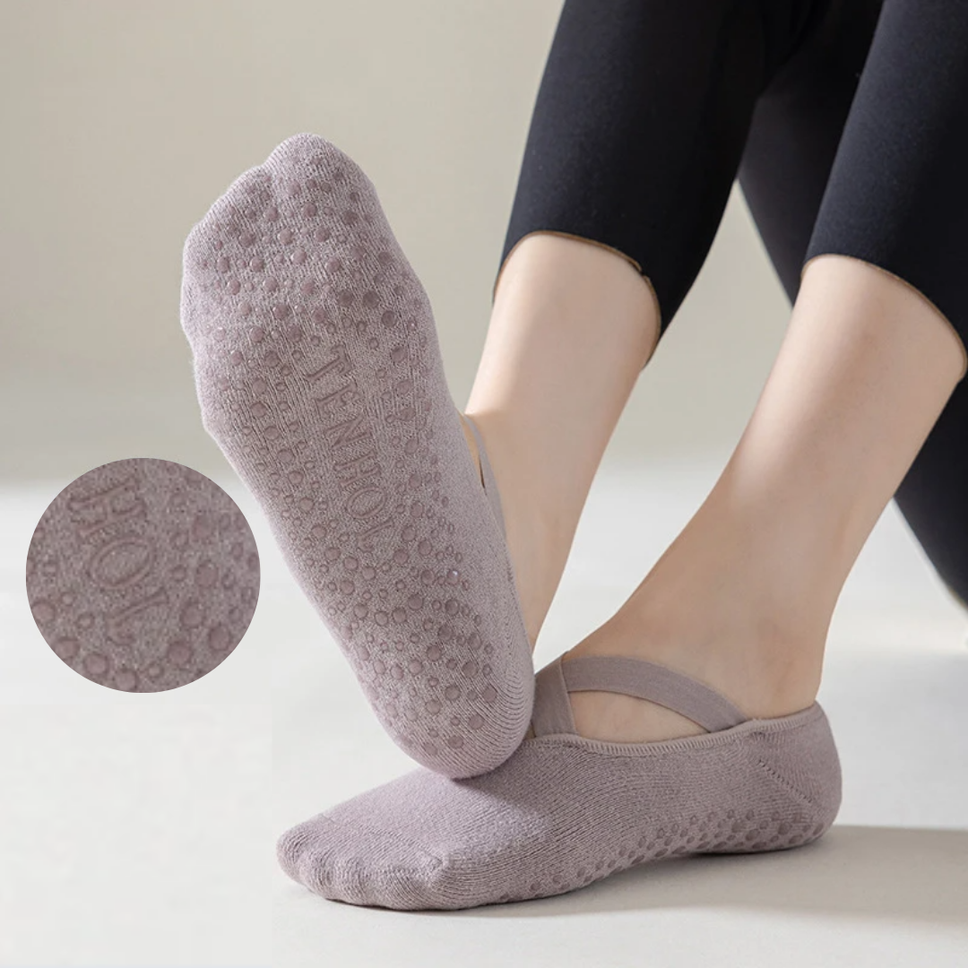 ALOMIE | Antislip grip sokken voor pilates 3