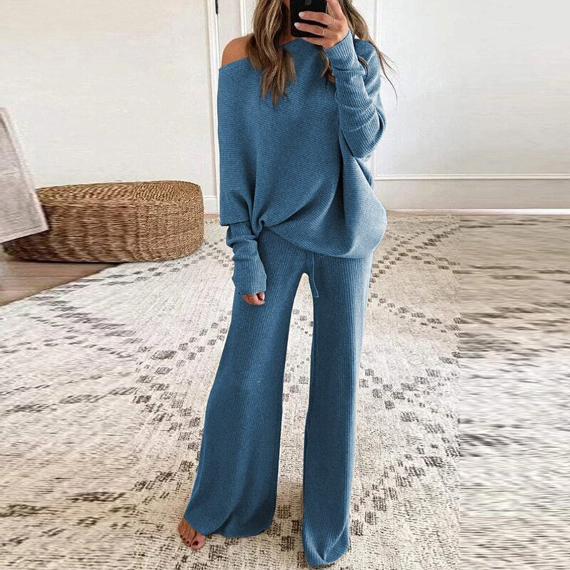 Loungewear_Dames_Gebreid_Warm_Comfortabel_Victoria_Mae