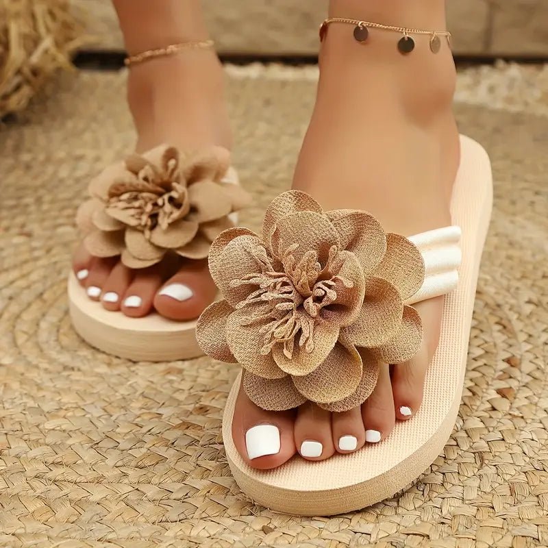 Amara | Gebloemde slip-on sandalen 2