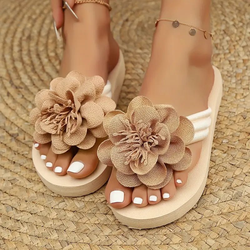 Amara | Gebloemde slip-on sandalen 5