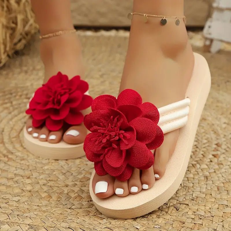 Amara | Gebloemde slip-on sandalen 6
