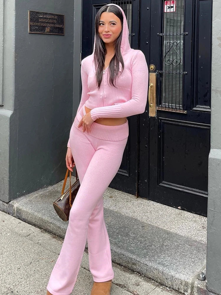 Lena - Comfortabele Tweedelige Hoodie en Broek Loungewear Set voor Dames