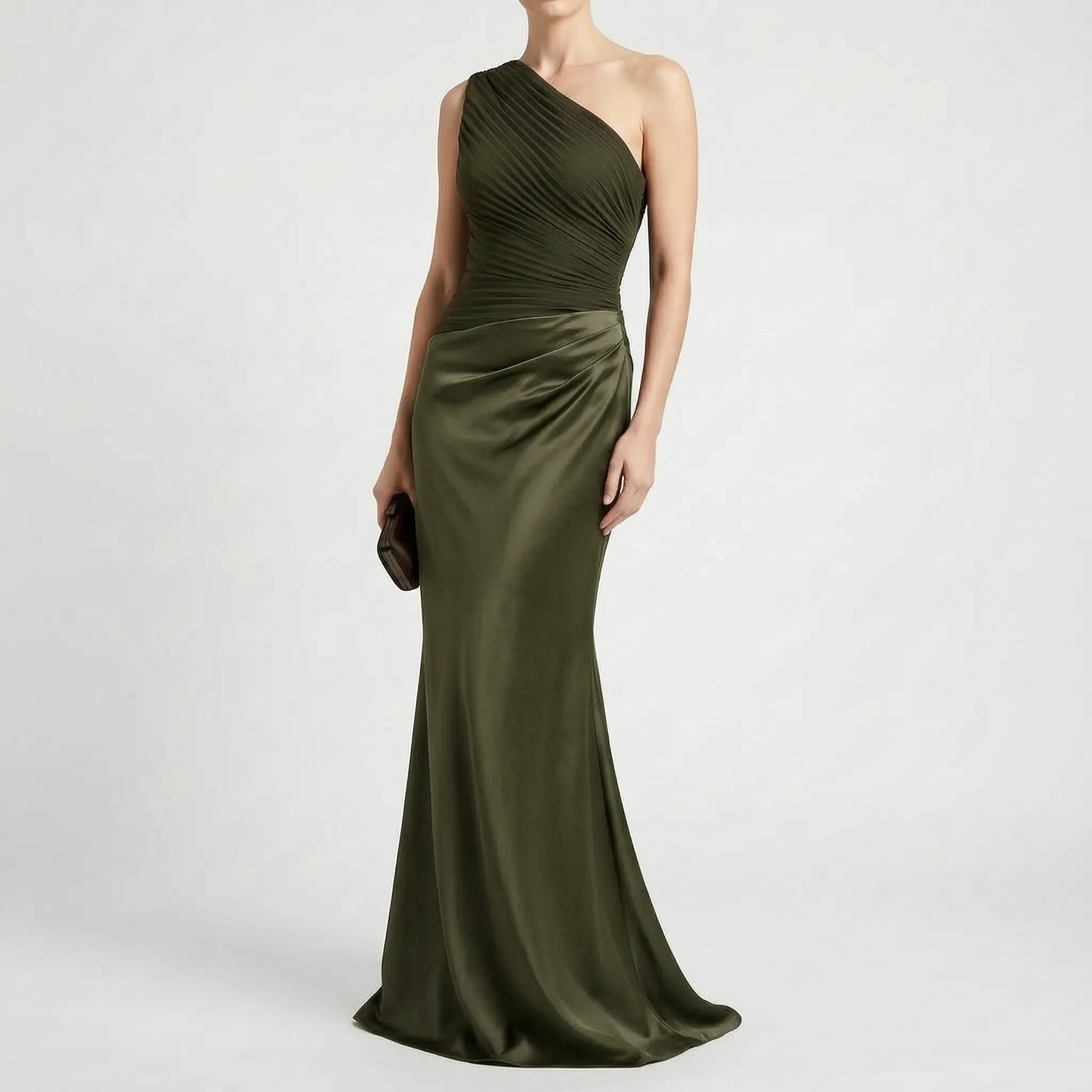 Asymmetrische Mouwloze Maxi Jurk | Navando 