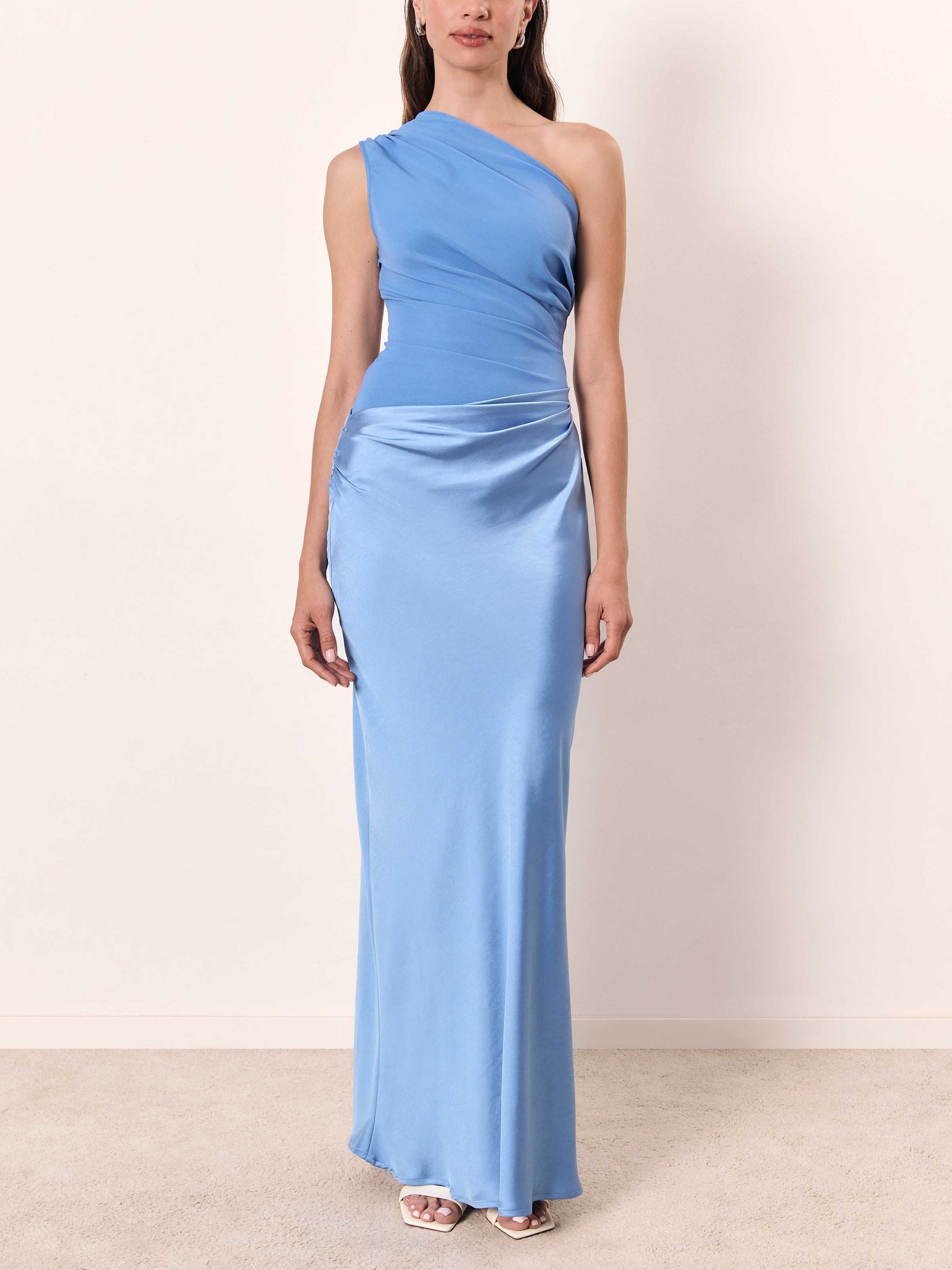 Asymmetrische Mouwloze Maxi Jurk | Navando 