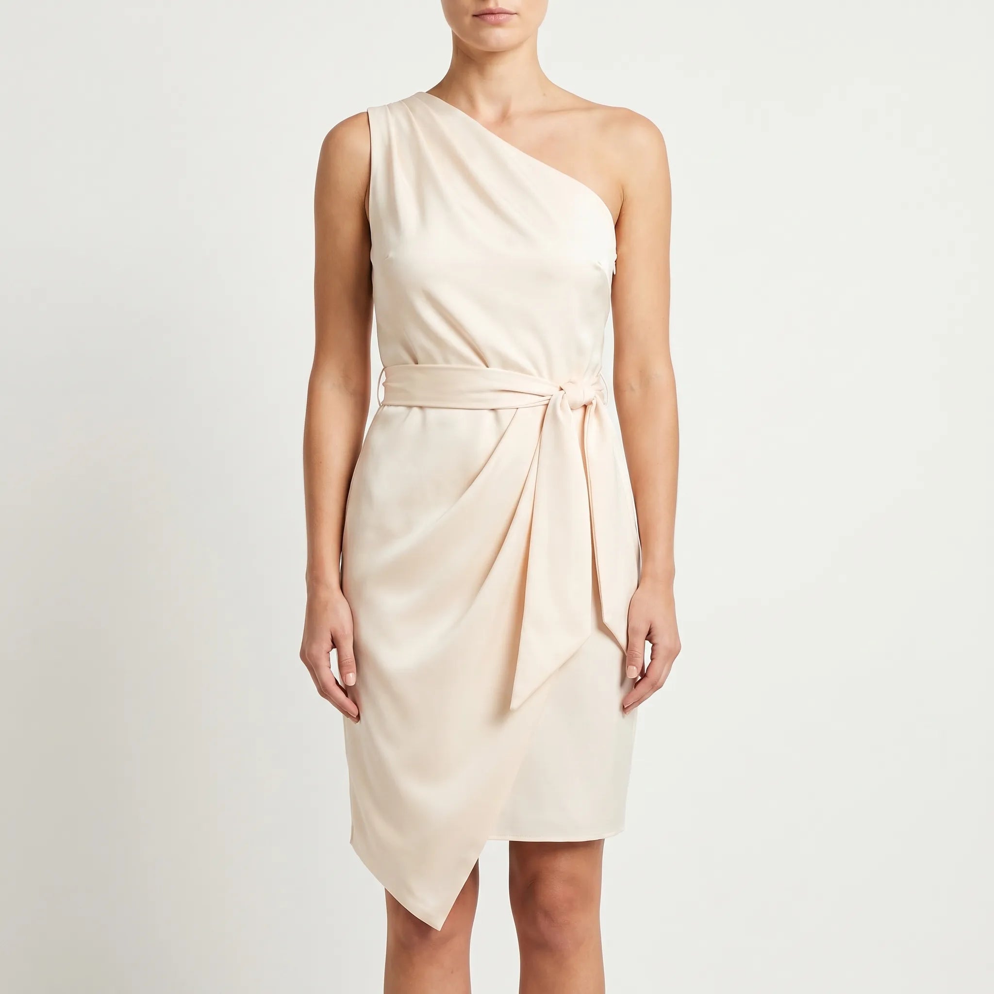 Asymmetrische One-Shoulder Jurk | Navando 