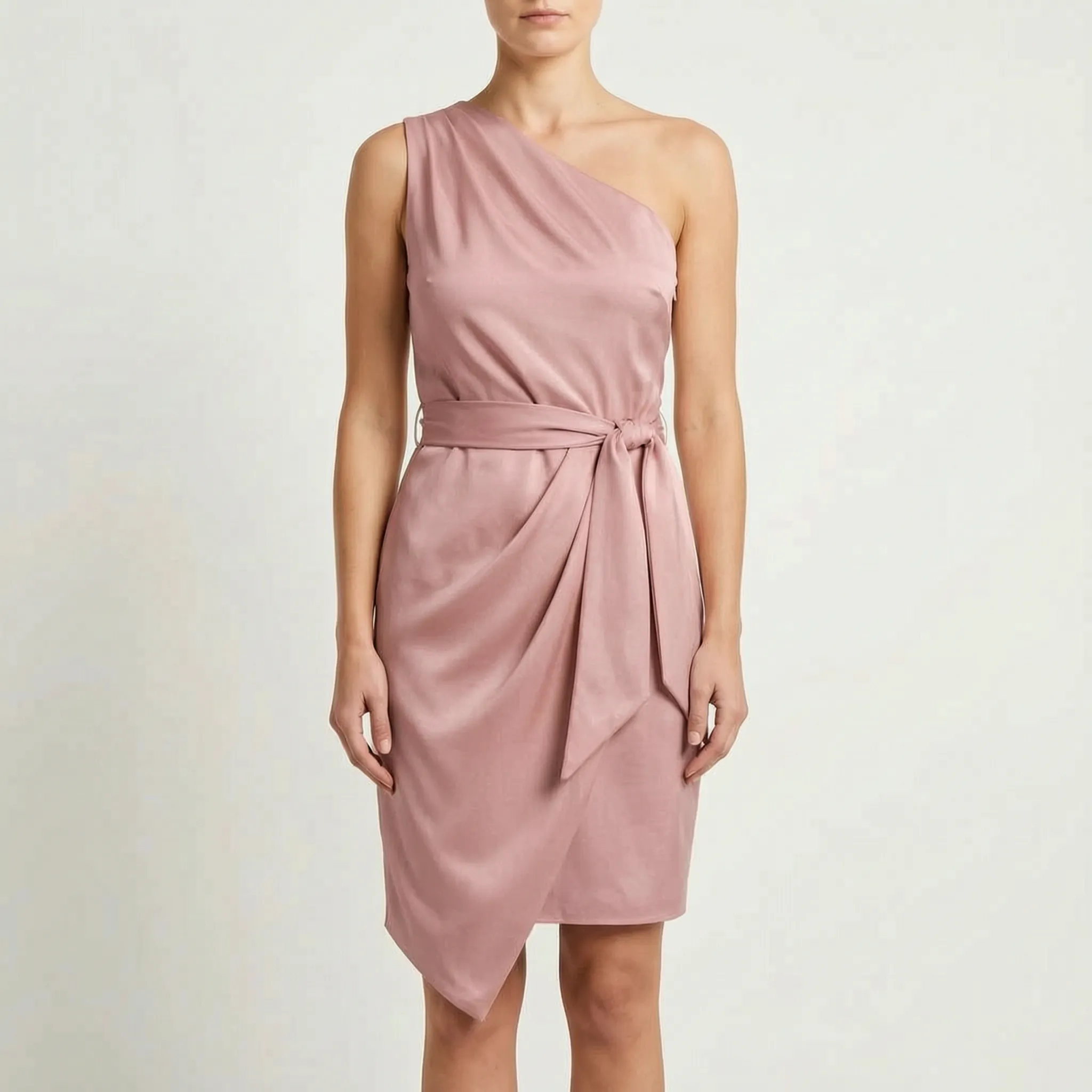 Asymmetrische One-Shoulder Jurk | Navando 