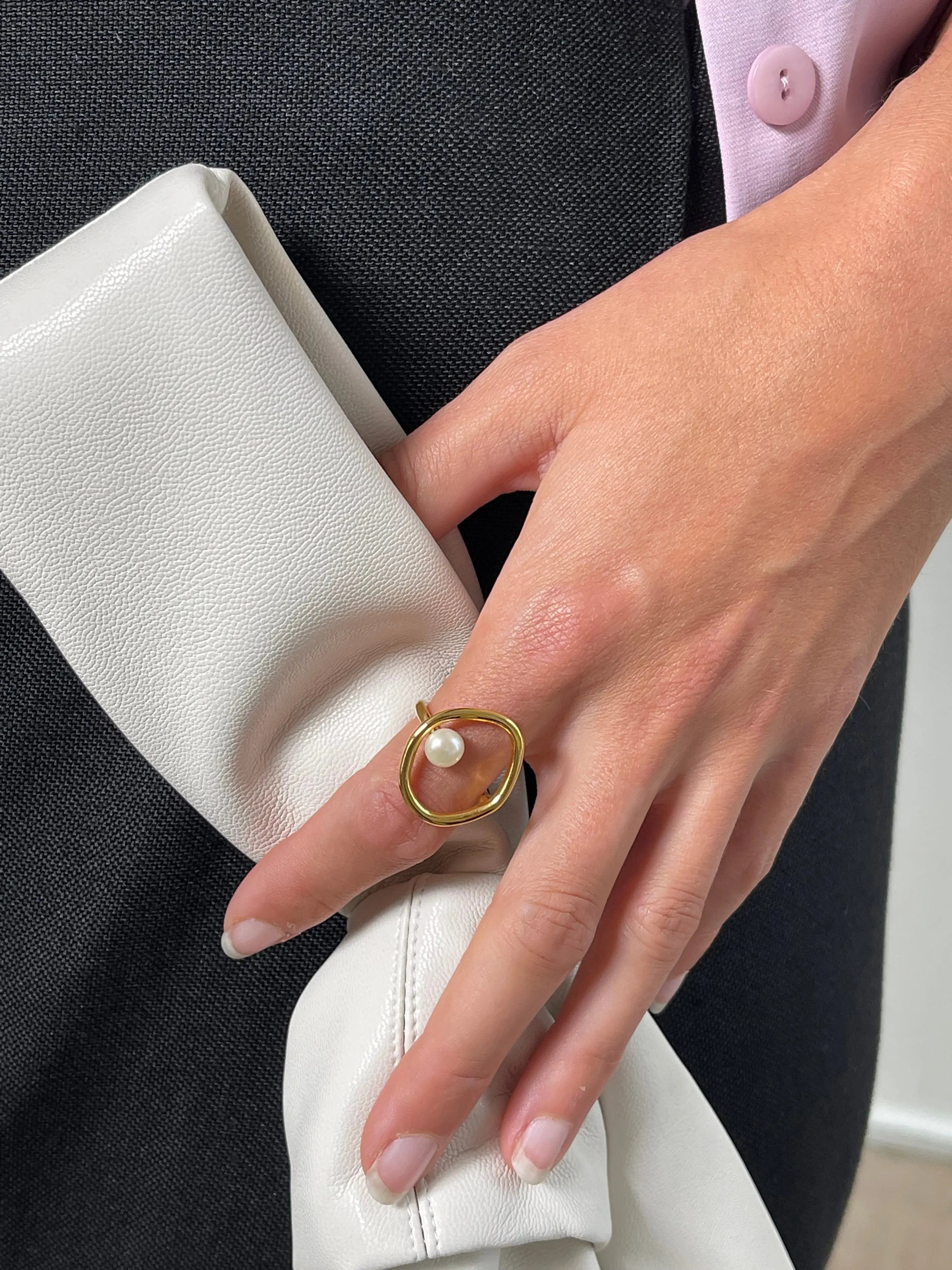 Asymmetrische Open Ring | Navando