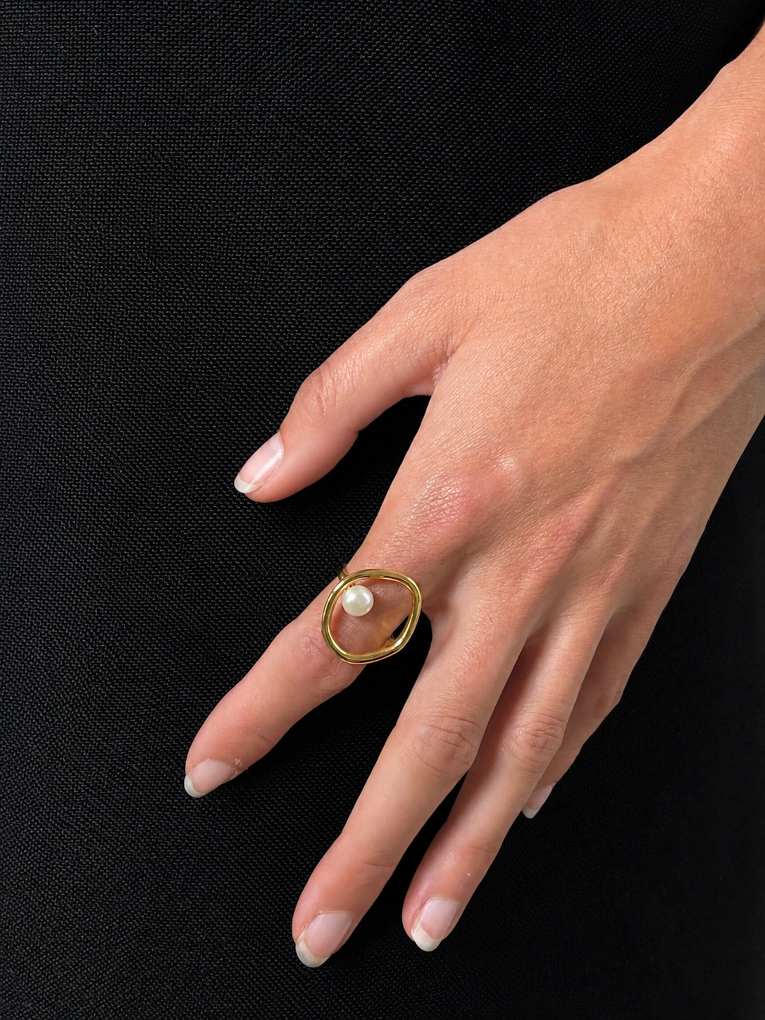 Asymmetrische Open Ring | Navando