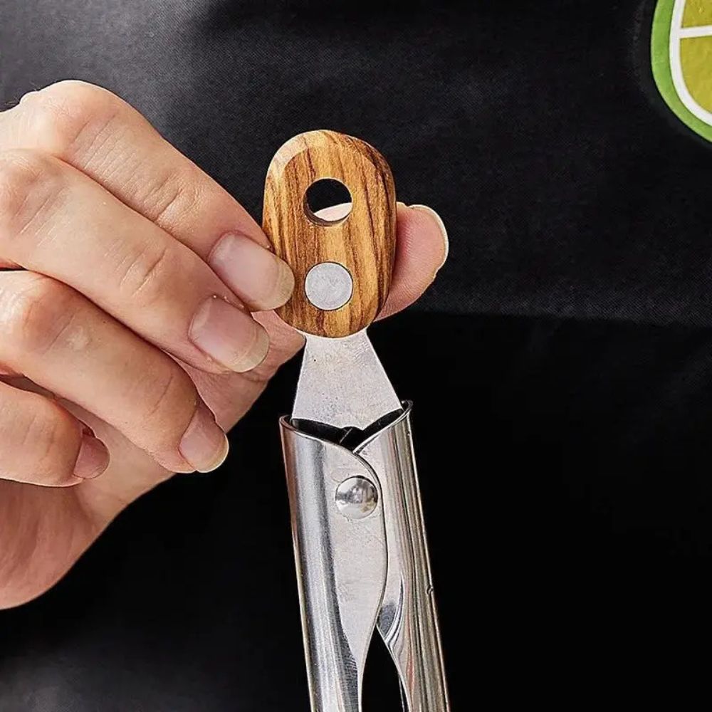 AurumWood | RVS en houten keukentang set 7