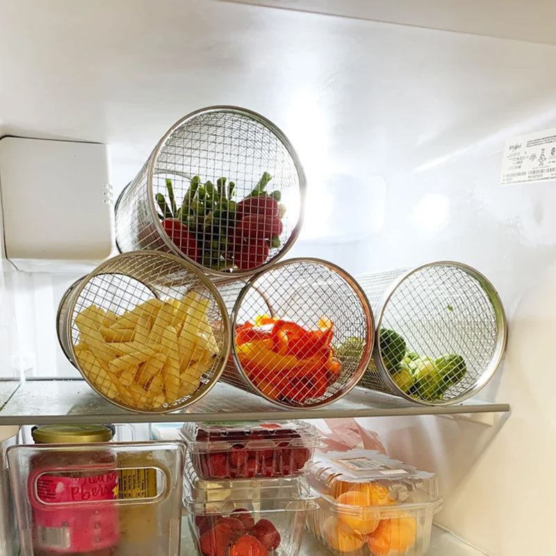 BBQfriend™ | Roestvrijstalen grillmand met 360 graden draaifunctie 3