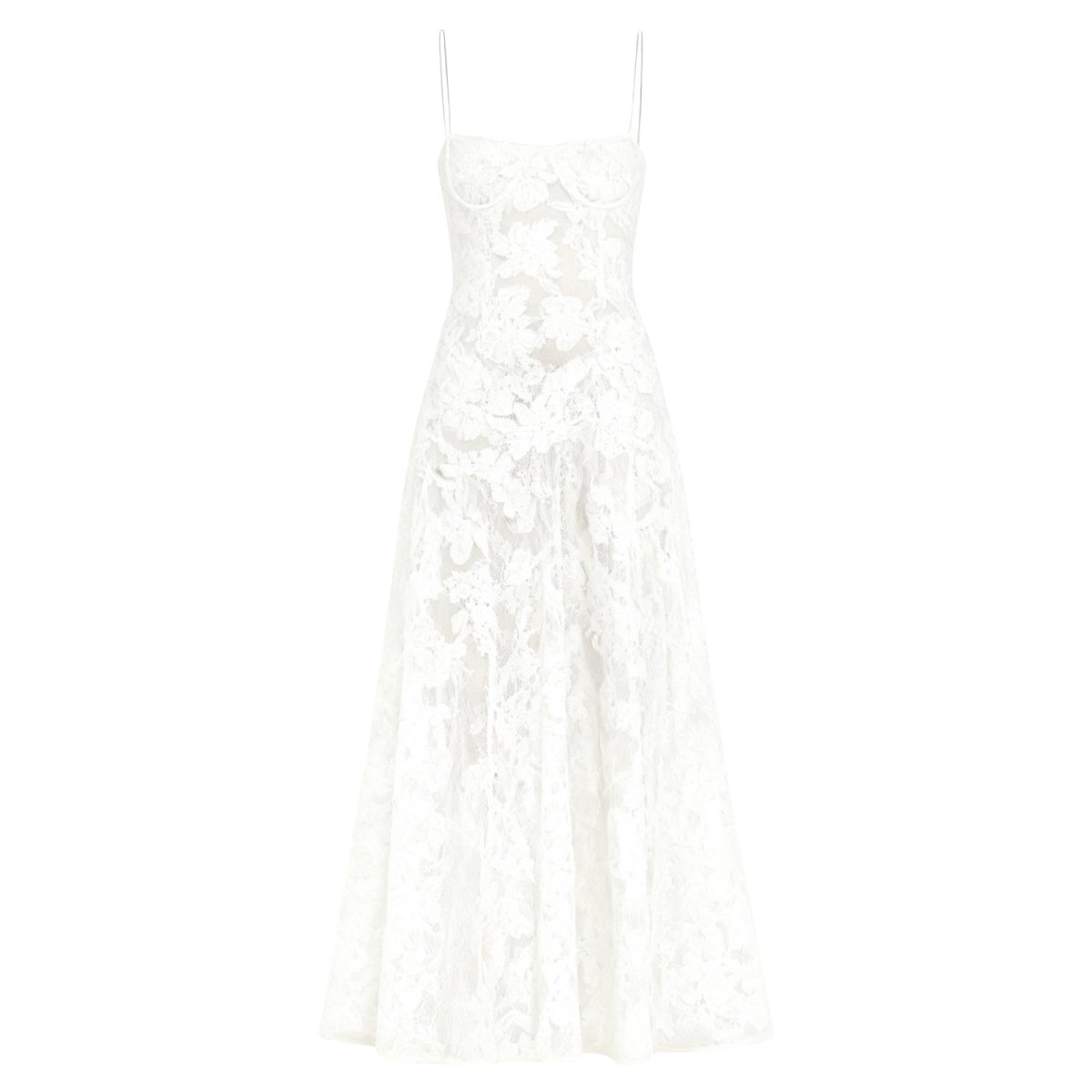 Betoverd | Lichtgewicht organza-jacquard galajurk met corset 5
