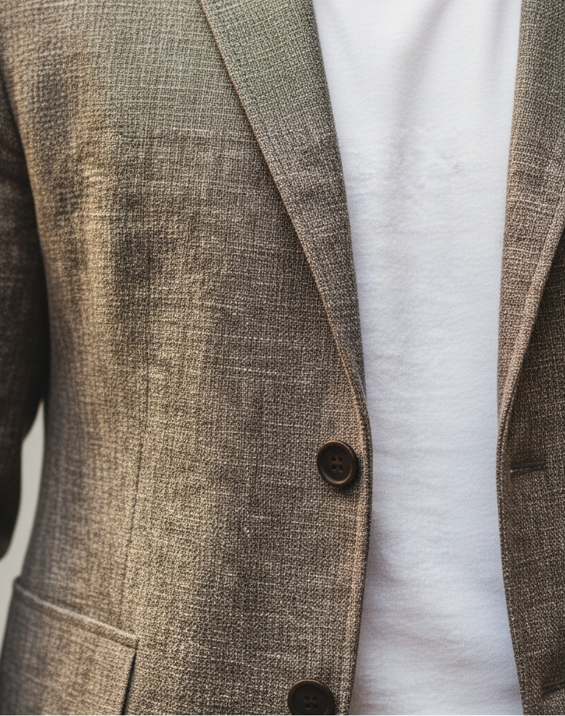 Blazer_Slim_Fit_Katoen_Linnen_Stijlvol_Colbert_ Tailored_Fit_Heren_Victoria_Mae_Nederland_Belgie