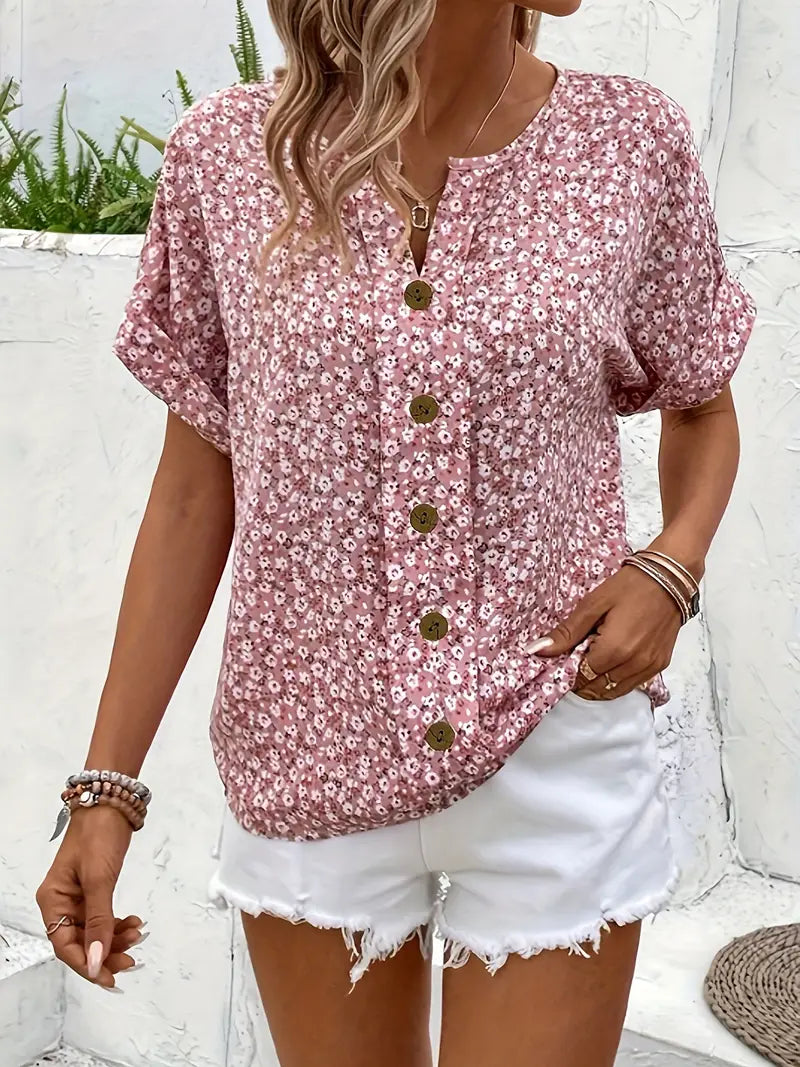 Blouse Met Bloemenprint | Navando