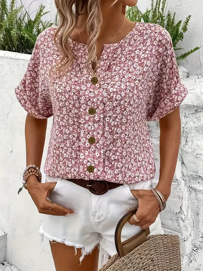 Blouse Met Bloemenprint | Navando