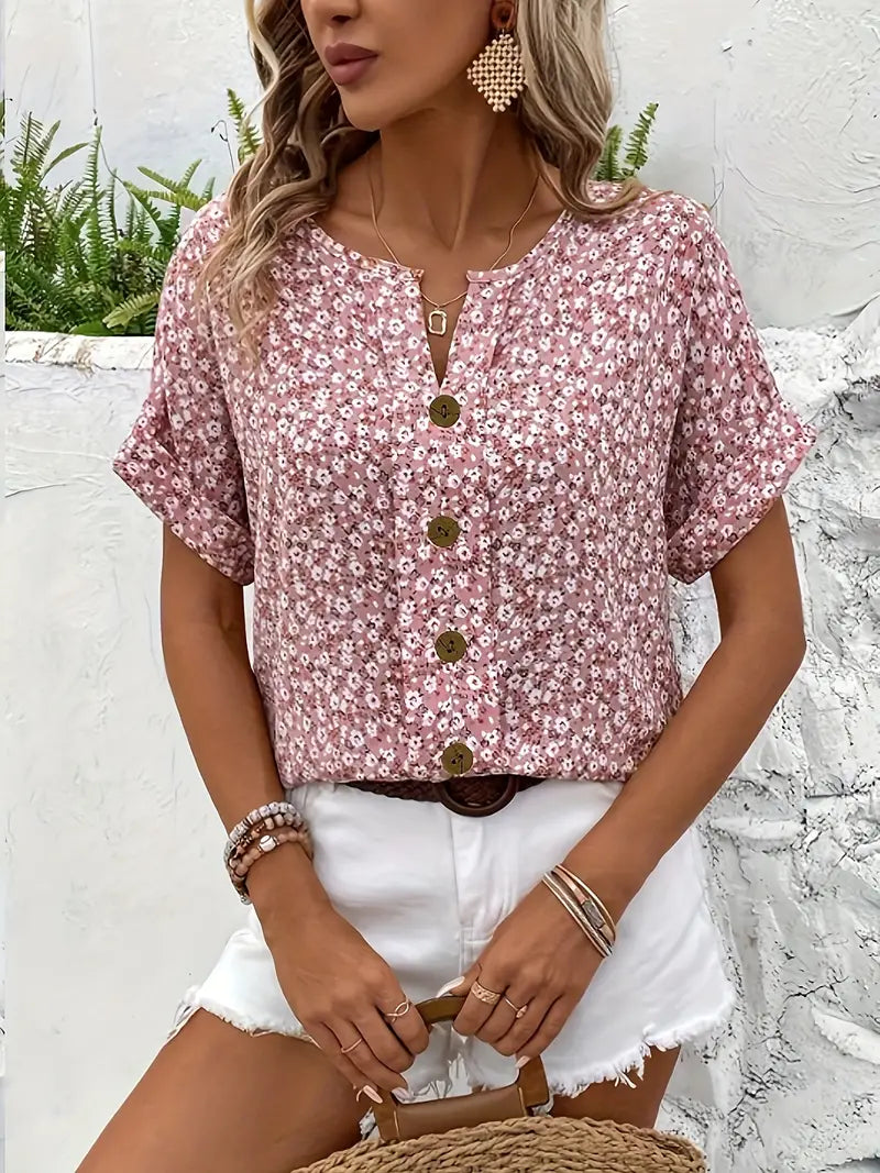 Blouse Met Bloemenprint | Navando