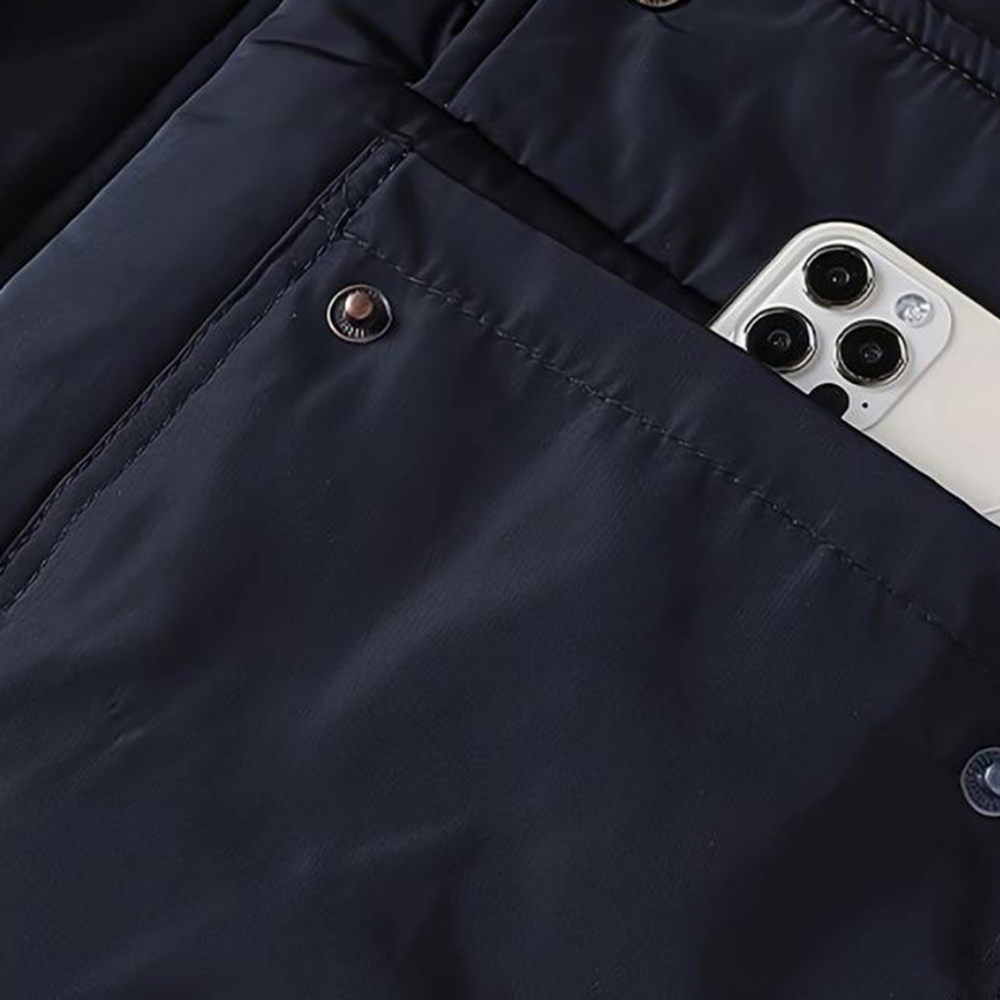 Liam - Heren Parka met Nepbontkraag – Comfort en Stijl voor Elk Seizoen