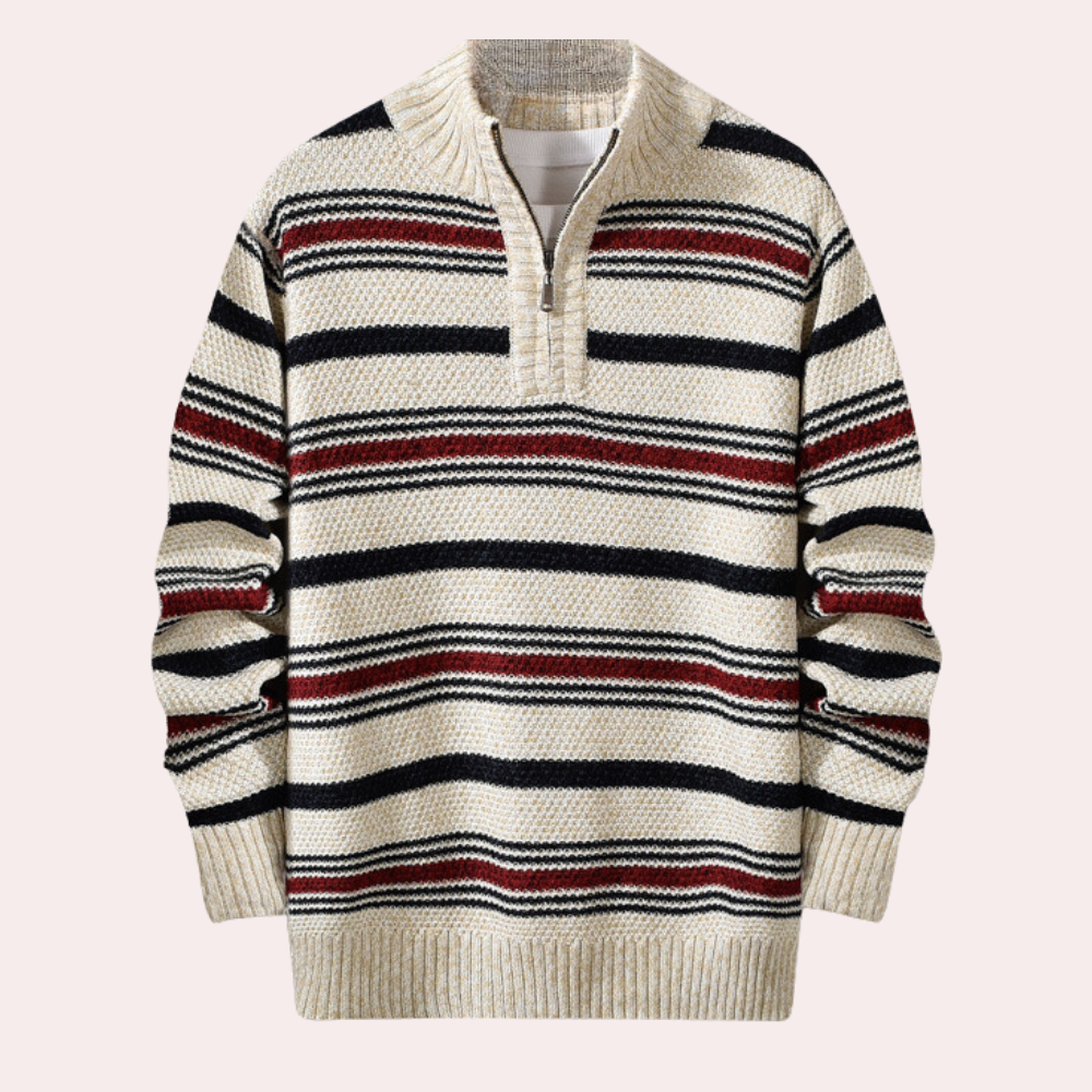 Ralph - Pull rayé rétro pour hommes