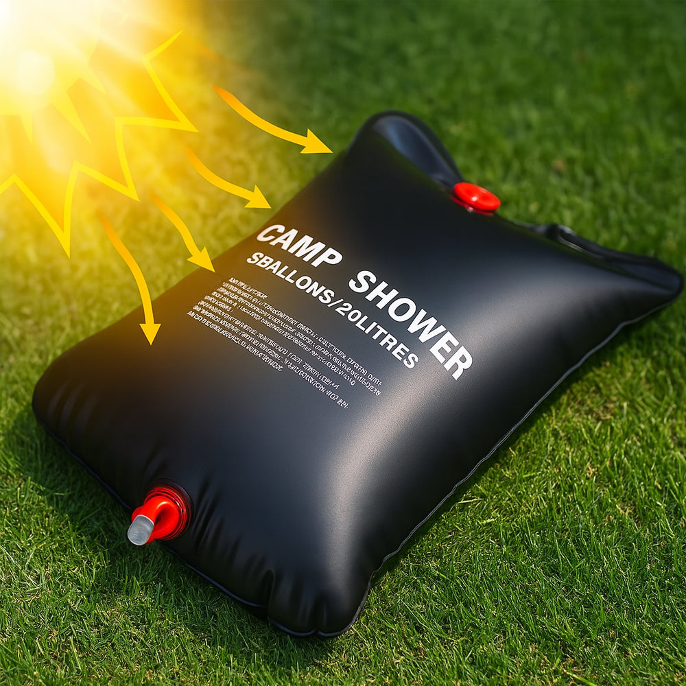 Camp Shower | Zonne-energie verwarmde campingdouche 7