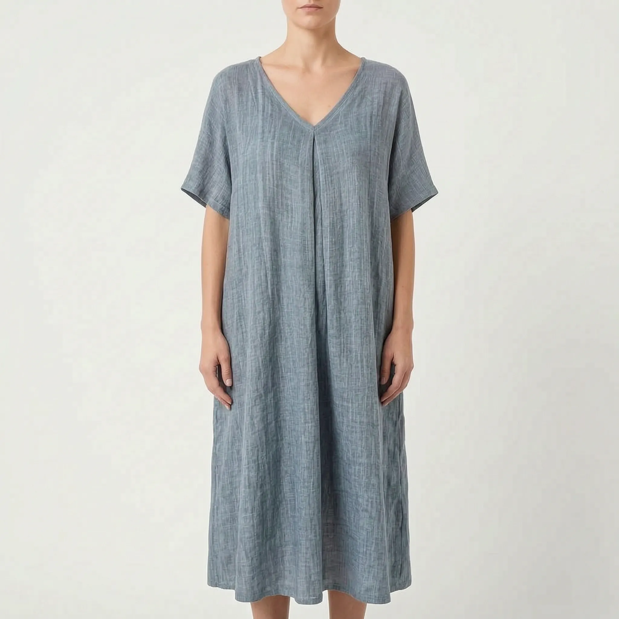 Casual Bruine Zomerjurk | Navando 
