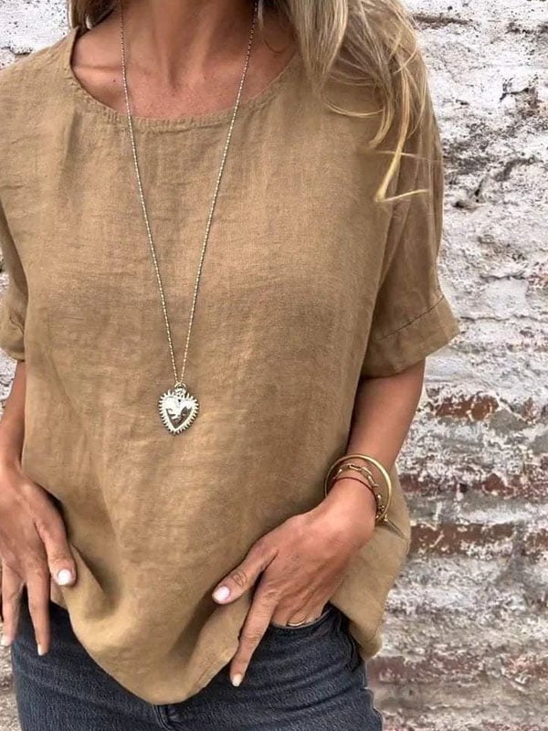 Casual Damesblouse Met Een Losse Pasvorm | Navando 
