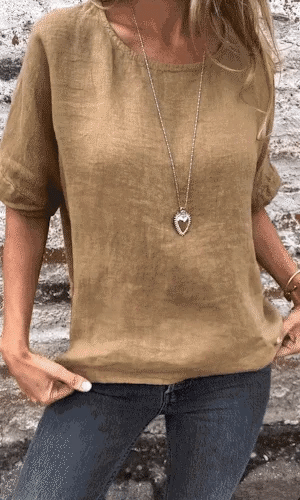 Casual Damesblouse Met Een Losse Pasvorm | Navando 