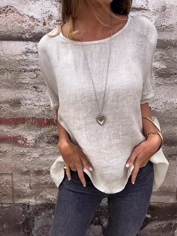 Casual Damesblouse Met Een Losse Pasvorm | Navando 