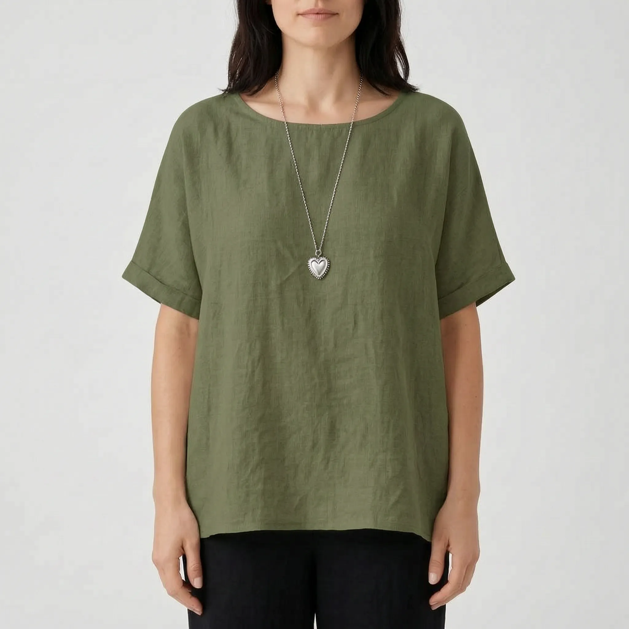 Casual Damesblouse Met Een Losse Pasvorm | Navando 