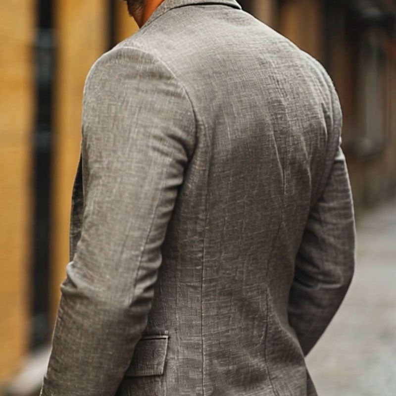 Casual Heren Colbert Met Reverskraag