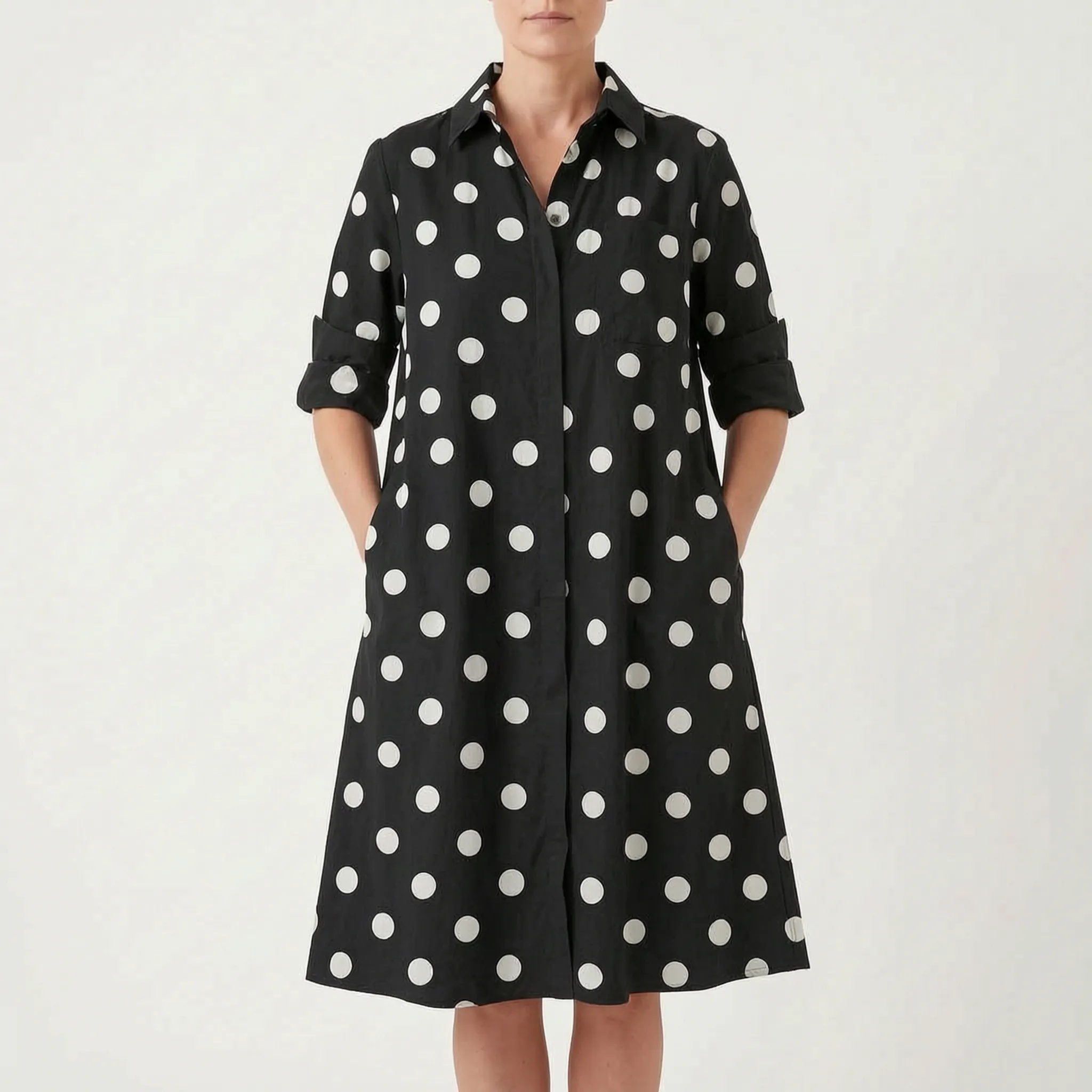 Casual Luchtige Blouse Jurk | Navando 
