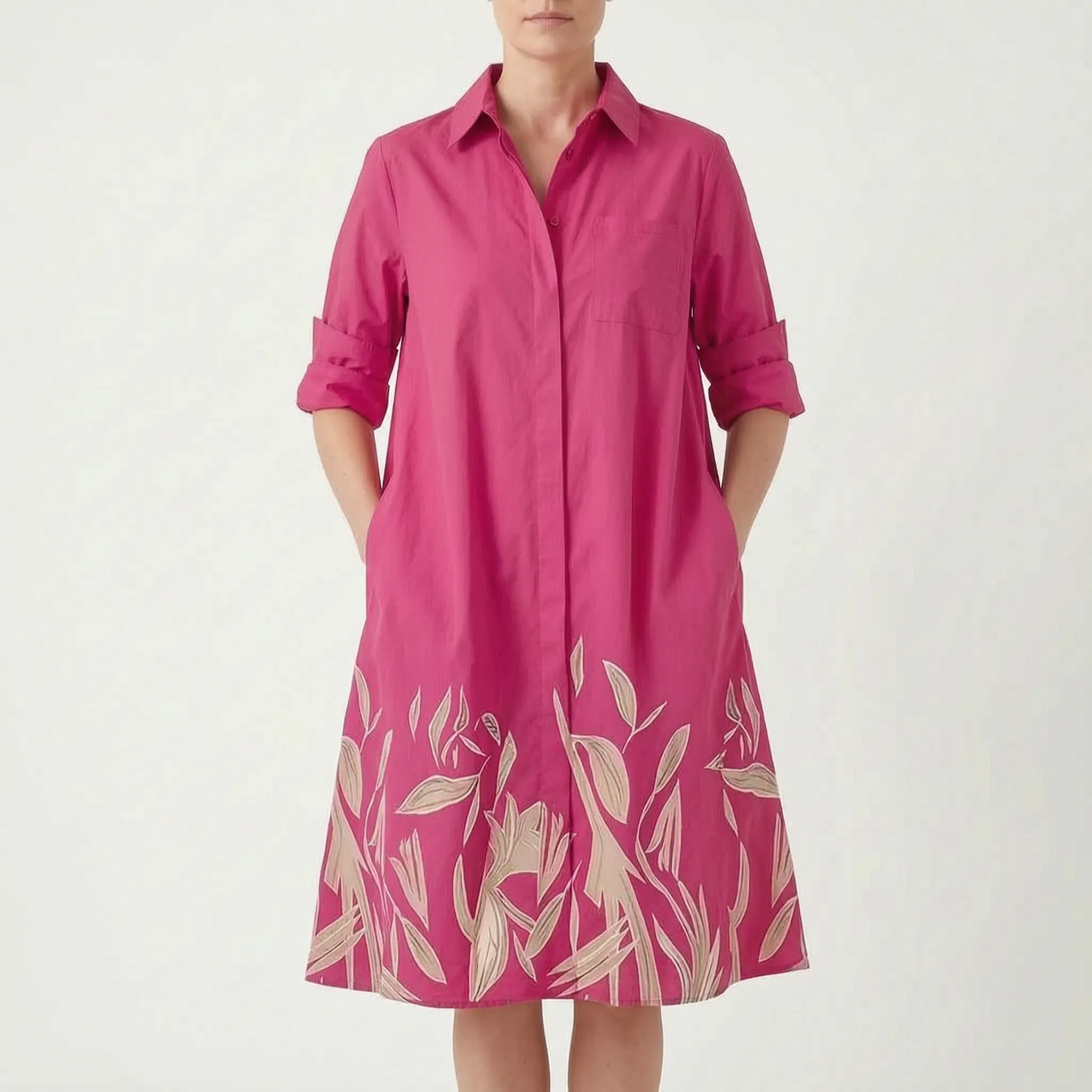 Casual Luchtige Blouse Jurk | Navando 