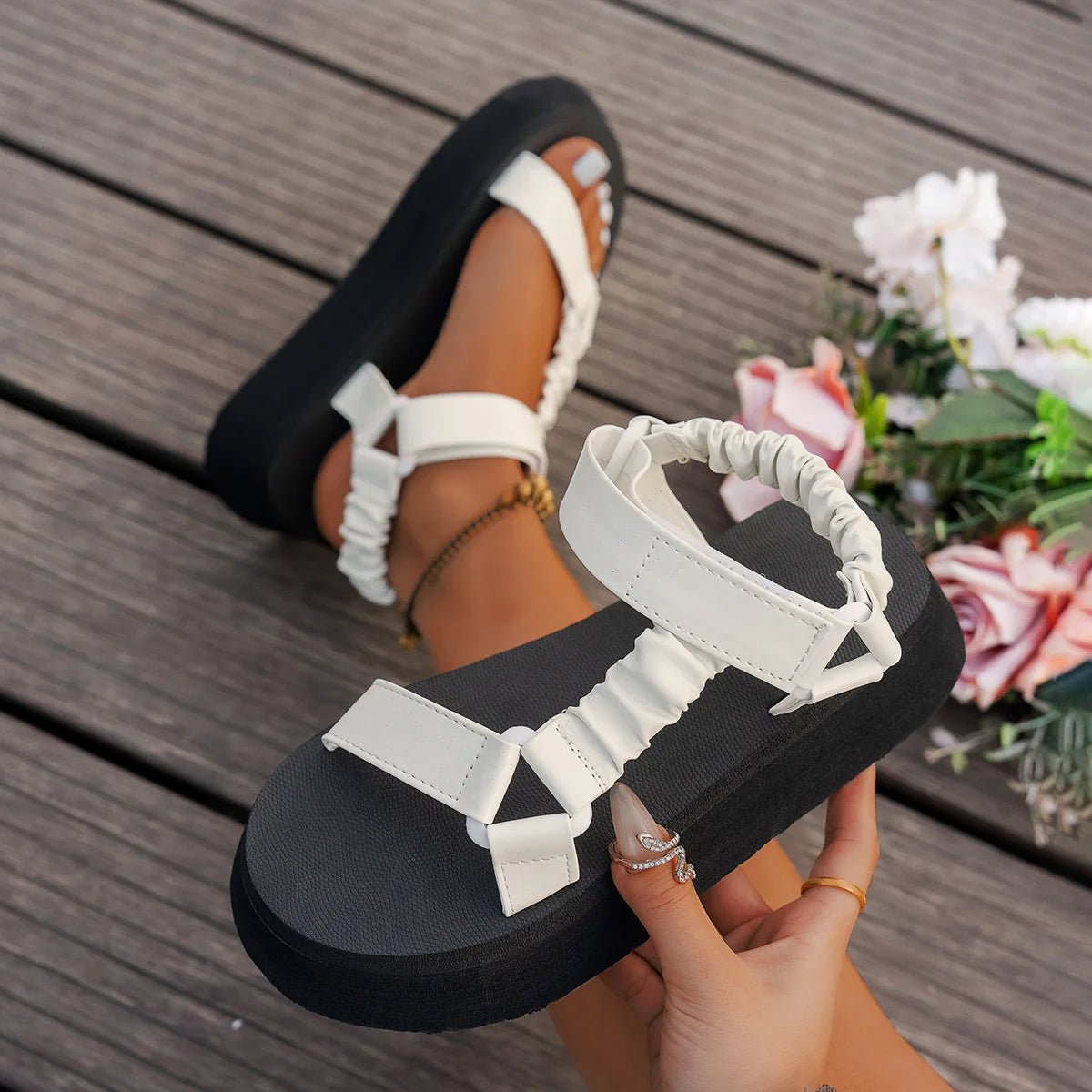 Casual Plateau Sandalen | Navando