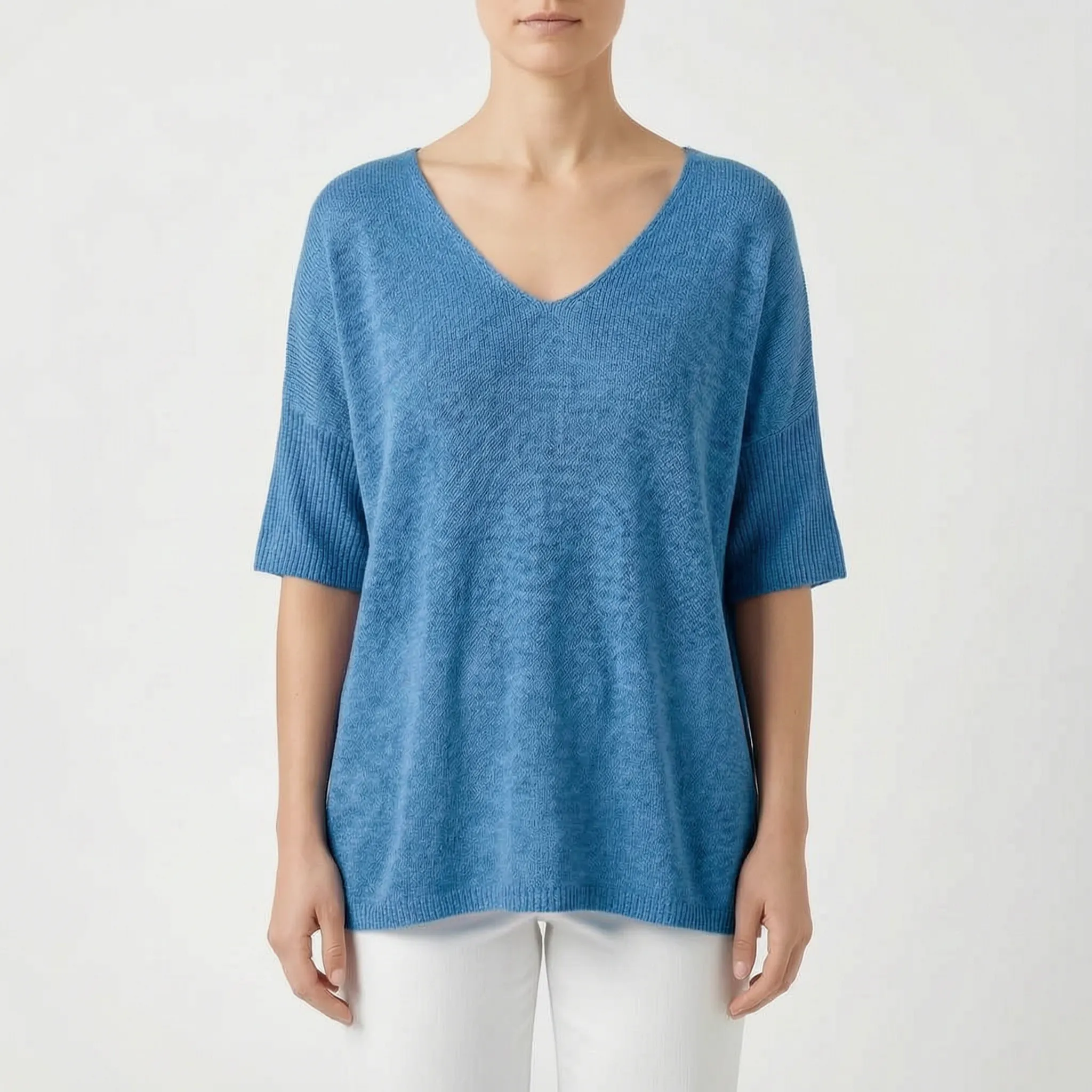 Casual Top Met V-Hals | Navando 